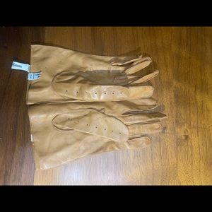 Vintage Italian British Tan Driving Gloves 7.5